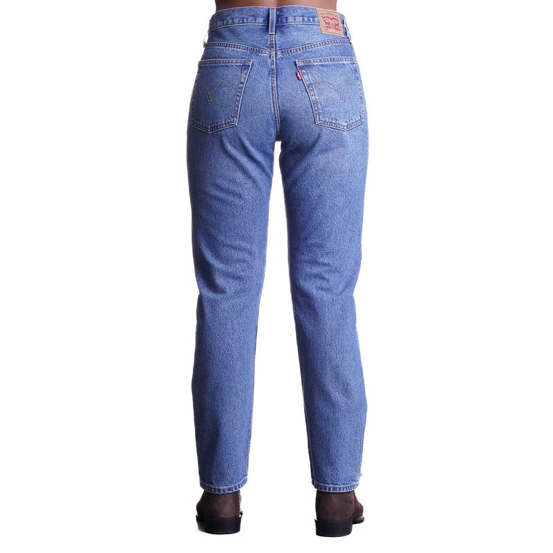 Calça Jeans Feminina CalÃ§as Levis Baratas CALÇA JEANS LEVIS FEMININA 501  CINTURA ALTA RETA MOM A19590005