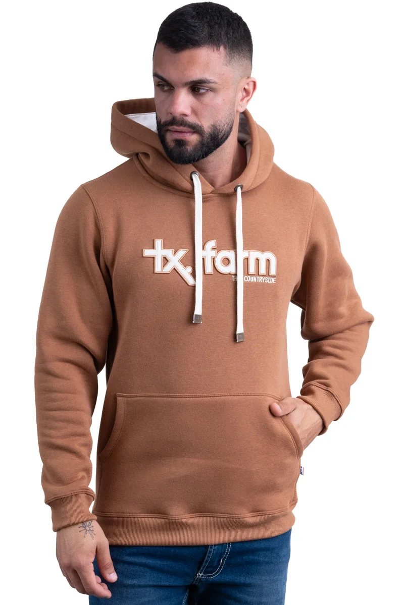 MOLETOM - MT036 - CARAMELO/ BEGE