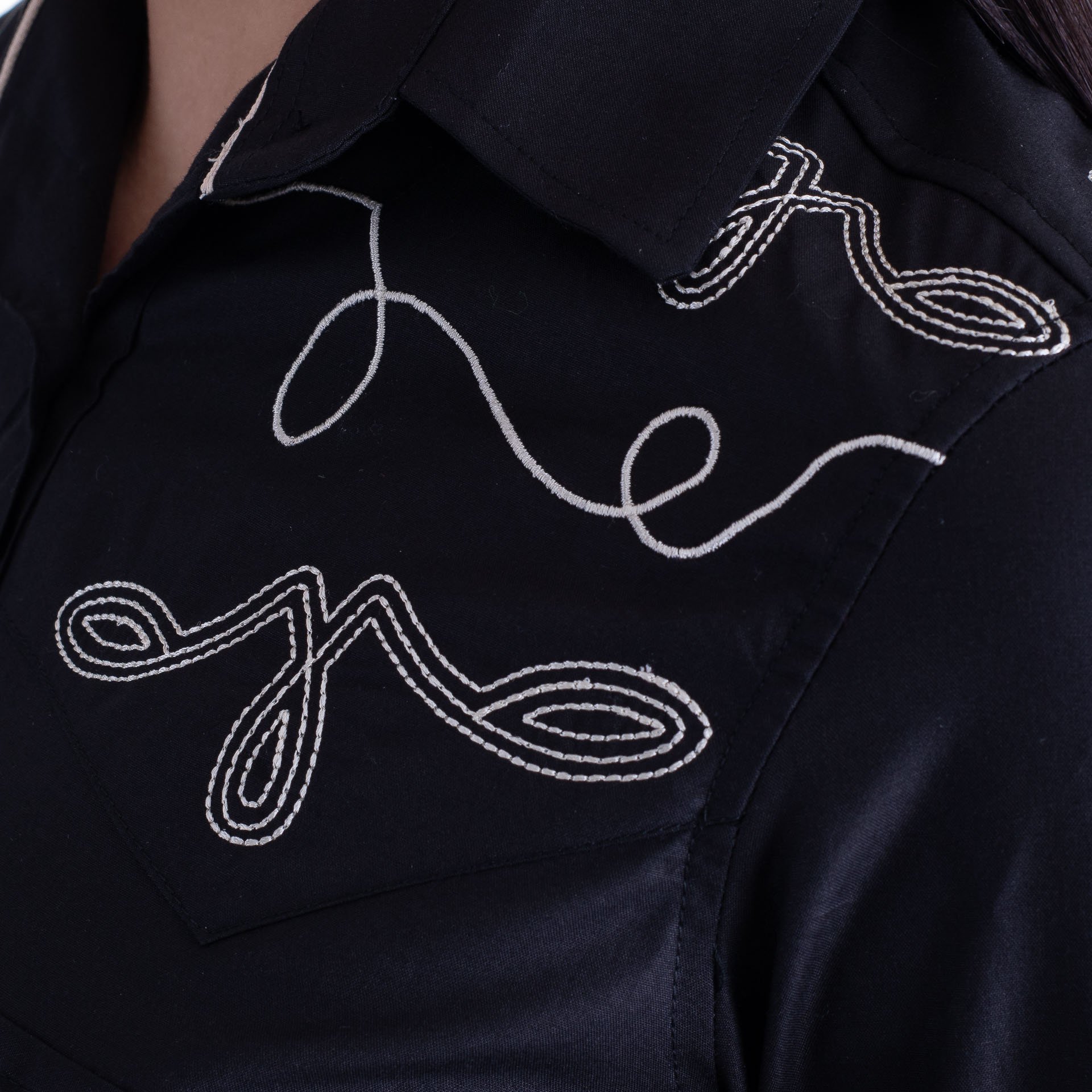 CAMISA FEMININA MANGA LONGA TEXAS FARM - INTENT - CAF124 - PRETO