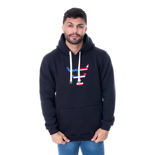 MOLETOM TEXAS FARM - MT087 - DO P AO XG - PRETO