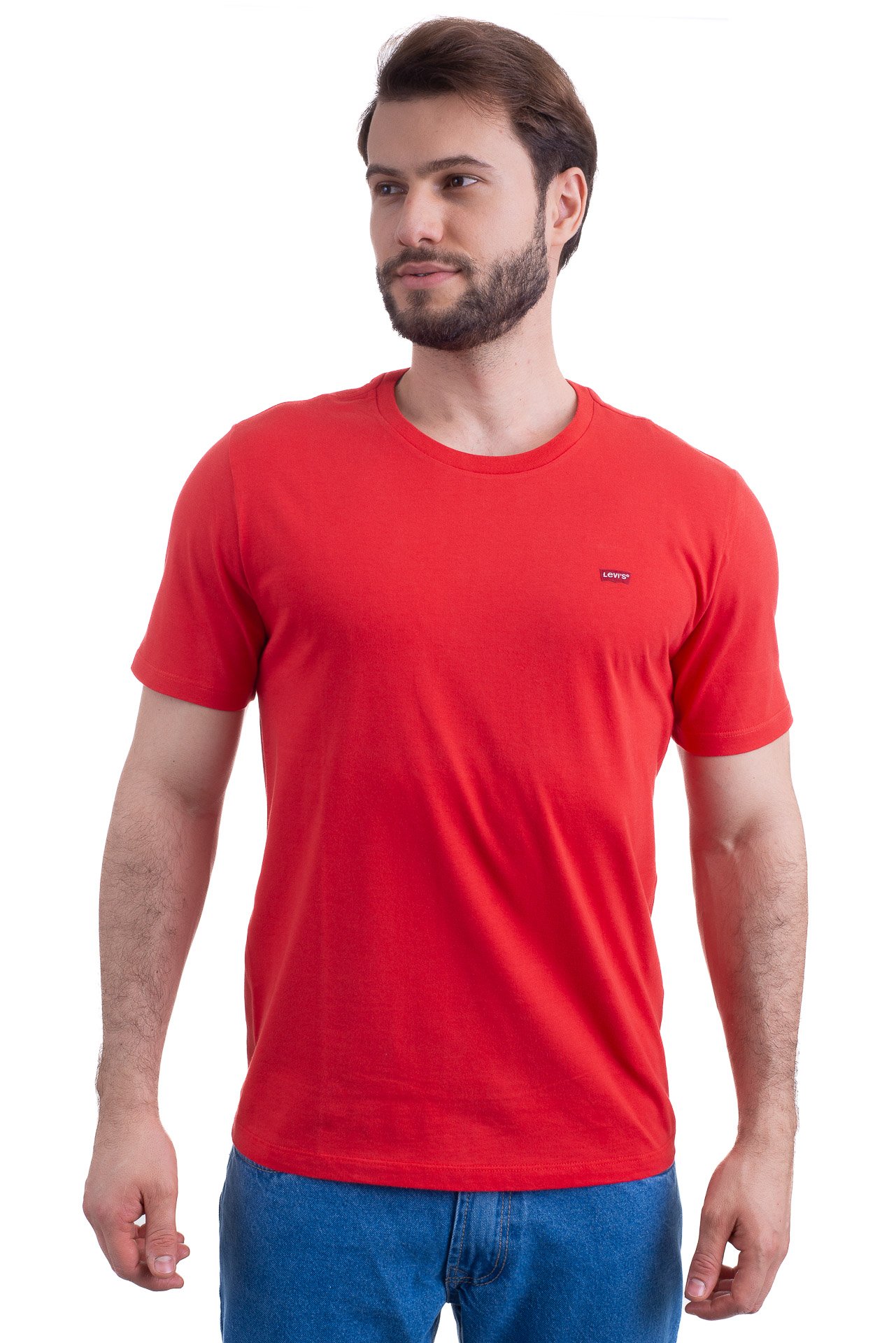 CAMISETA MASCULINA LEVIS - ORIGINAL HM - LB0020117 - VERMELHA