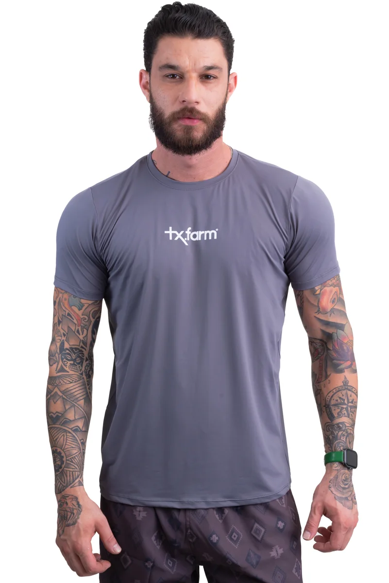 CAMISETA FIT UV50+ MASCULINA TEXAS FARM - CMF001 - AZUL PROFUNDO