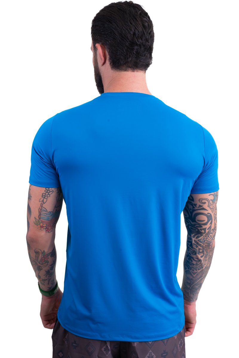 CAMISETA FIT UV50+ MASCULINA TEXAS FARM - CMF001 - AZUL PROFUNDO