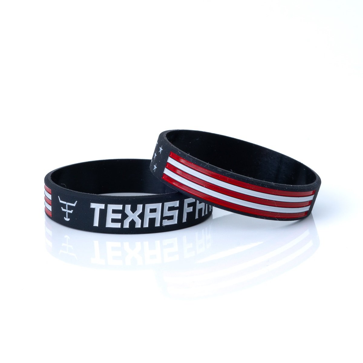 PULSEIRA DE SILICONE TEXAS FARM - PL002 - PRETO/ AZUL