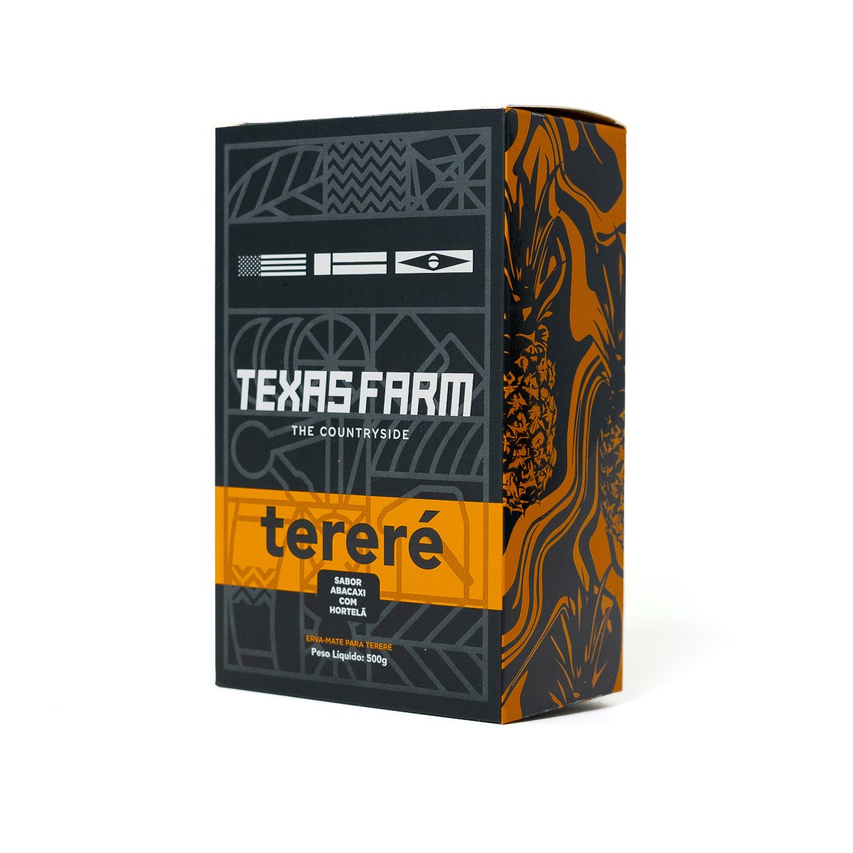 ERVA MATE TERERE TEXAS FARM - TE002 - 500G - ABACAXI C/ HORTELA ÚNICO