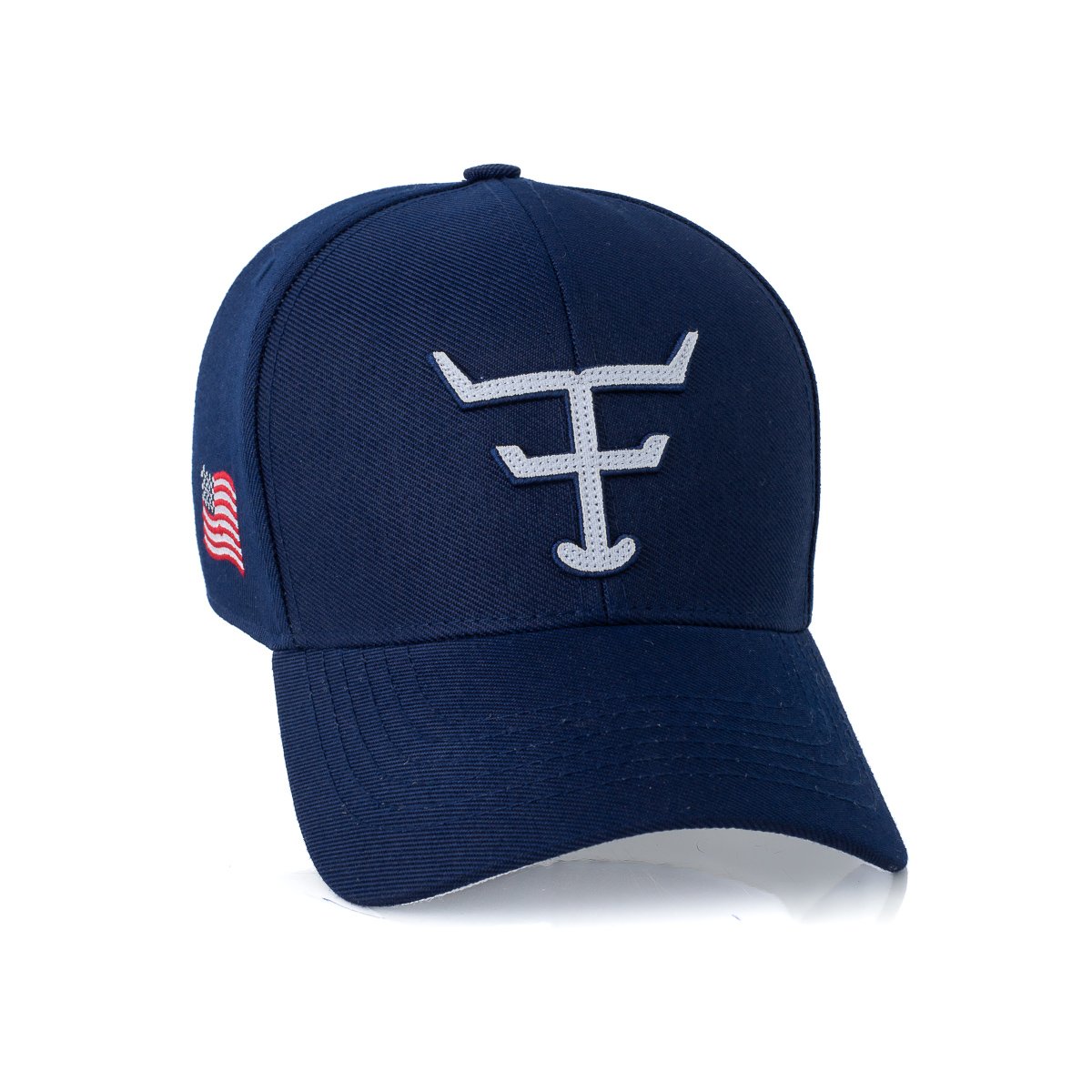 BONE TEXAS FARM - TF672 - AZUL MARINHO/ LARANJA NEON ÚNICO