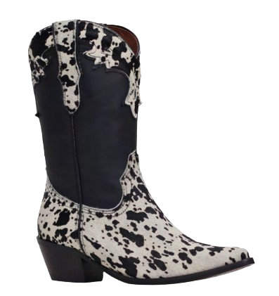 BOTA FEMININA VIMAR - 11218 - PELO TORDILHO BLACK/ FÓSSIL PRETO