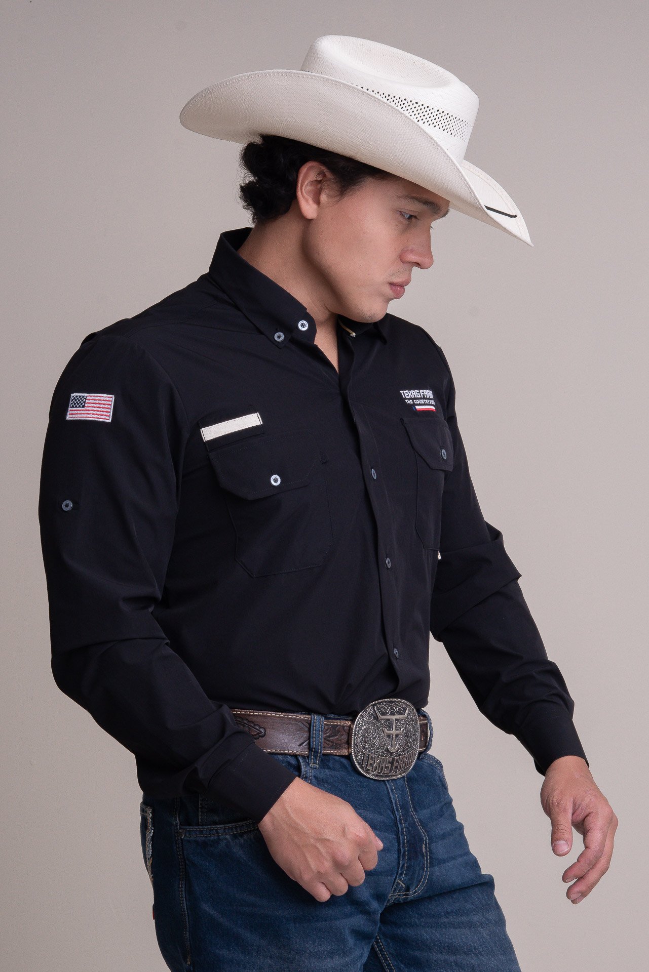 CAMISA MASCULINA MANGA LONGA UV50+ TEXAS FARM - EXPLORER - CAL532