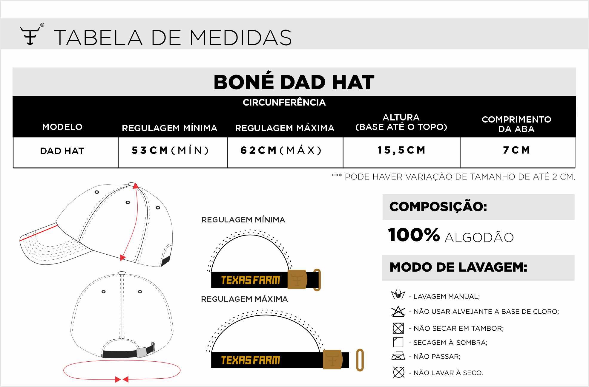 BONE DAD HAT TEXAS FARM - DH005 - VERDE MUSGO ÚNICO
