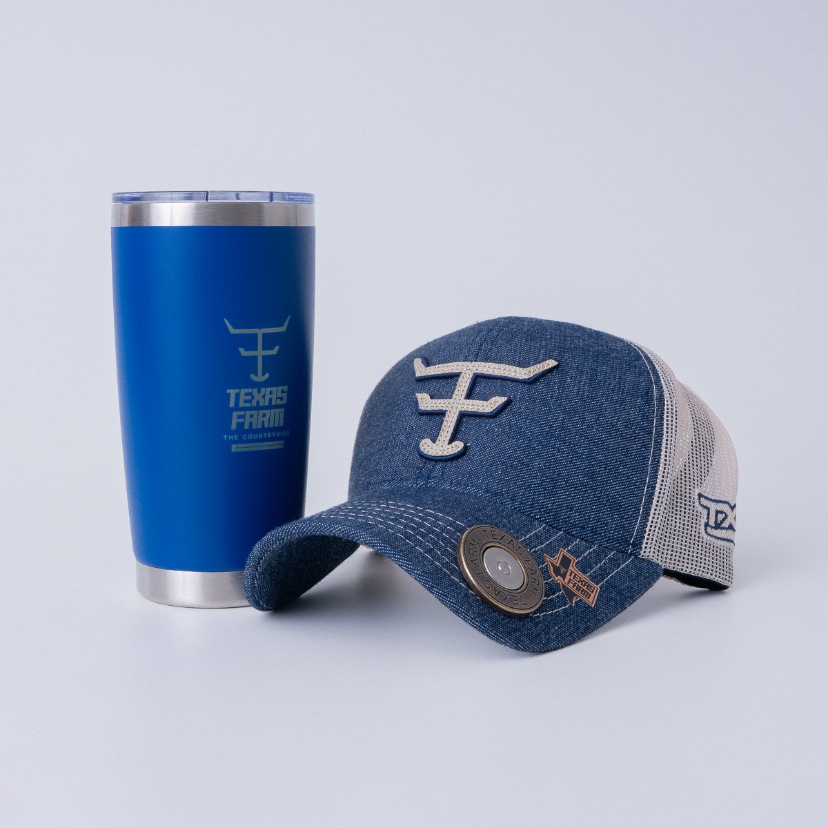 Combo Boné c/ Abridor + Copo Azul – Especial Dia dos Pais