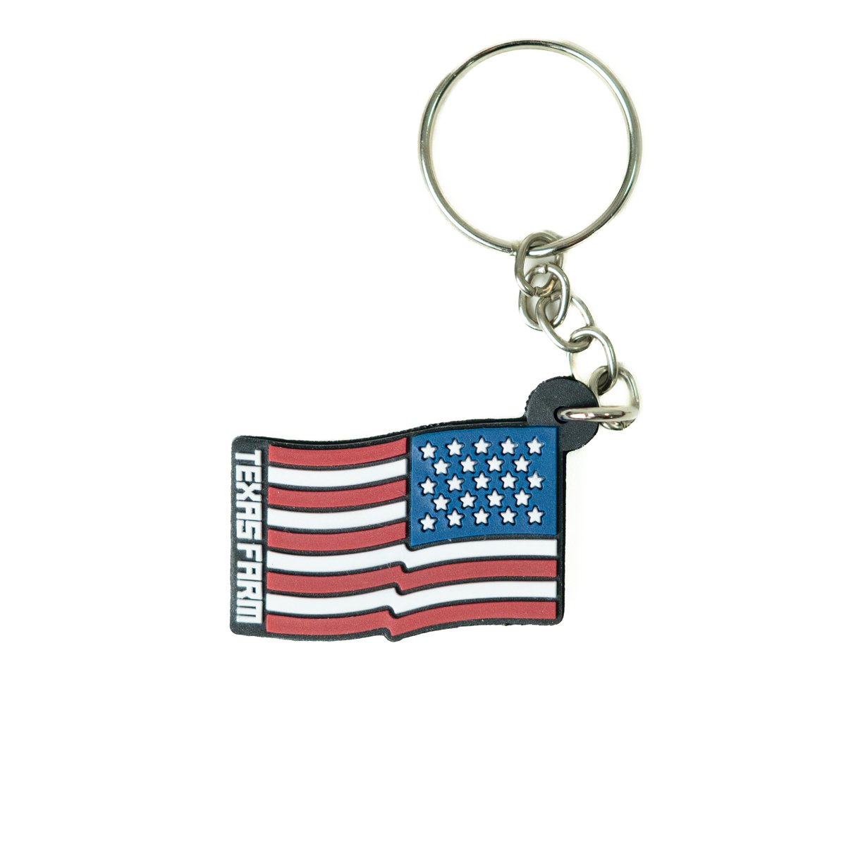CHAVEIRO DE SILICONE TEXAS FARM - BANDEIRA USA - CHR002 ÚNICO