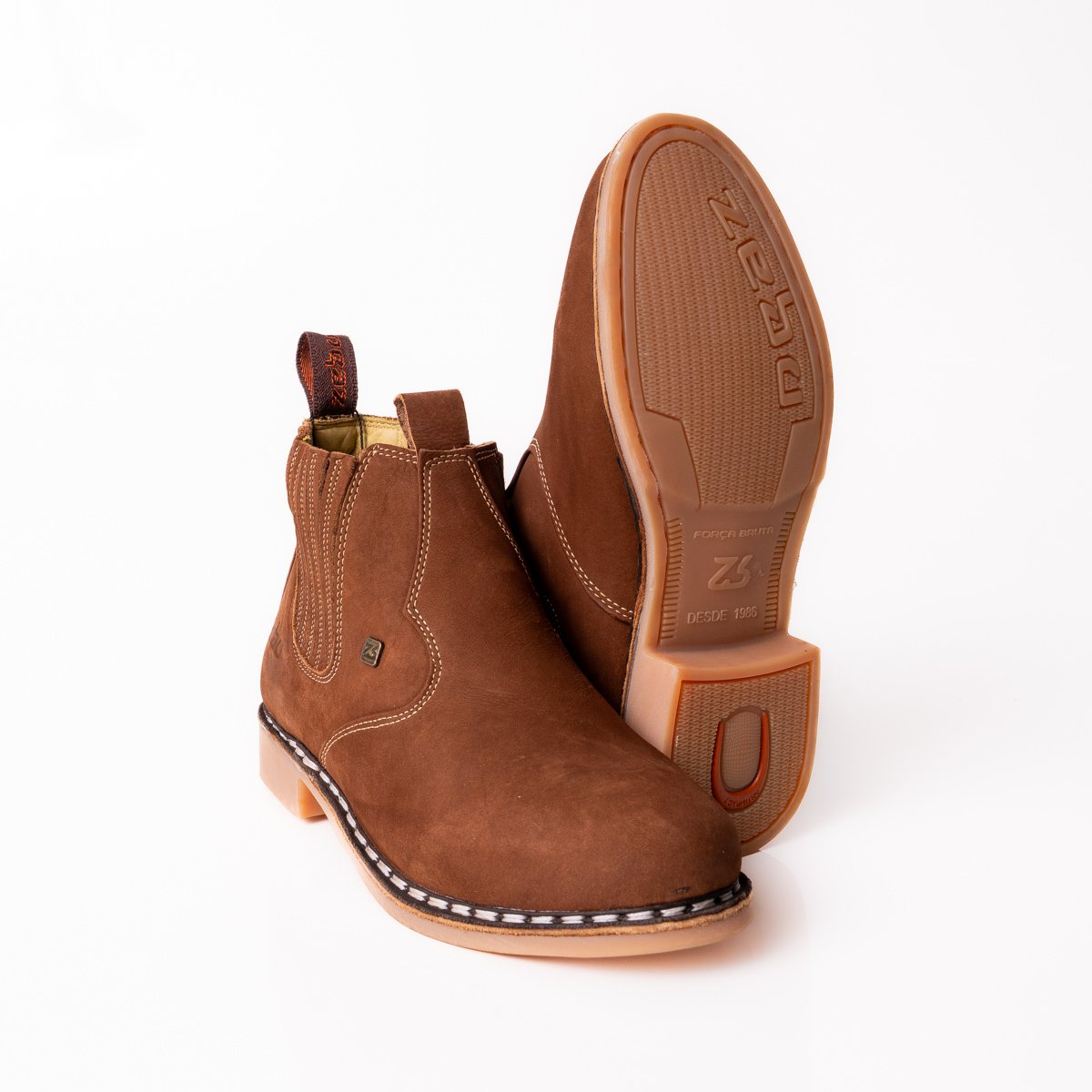 BOTINA MASCULINA ZEBU - 64010 - NOBUCK TERRA