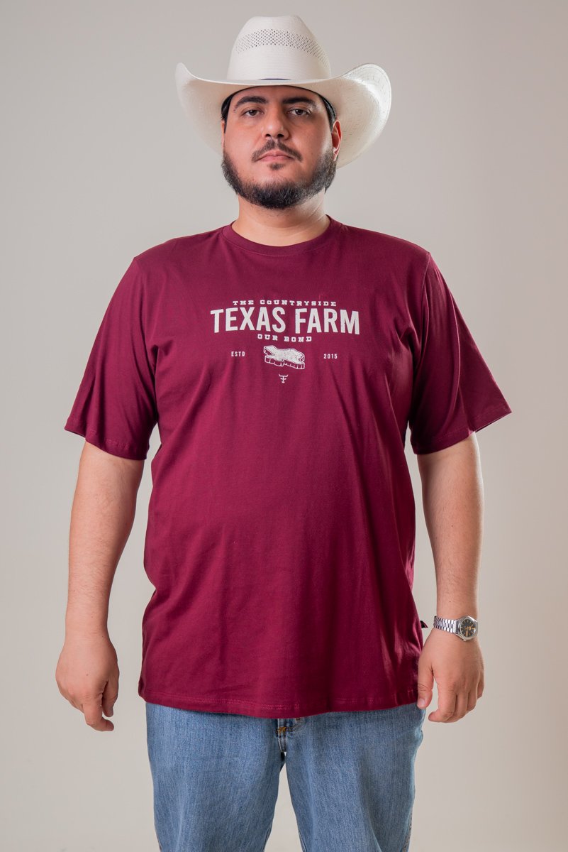 CAMISETA MASCULINA TEXAS FARM - AFFINITY - CM660 - DO XG AO G2