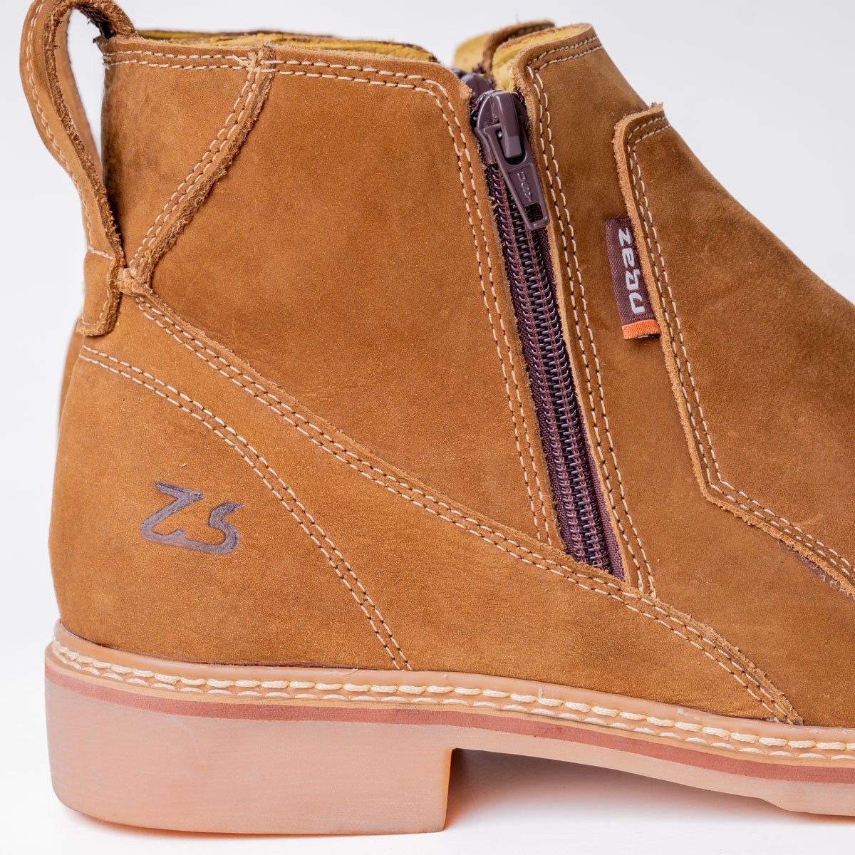 BOTINA MASCULINA ZEBU - 51120 - NOBUK AREIA