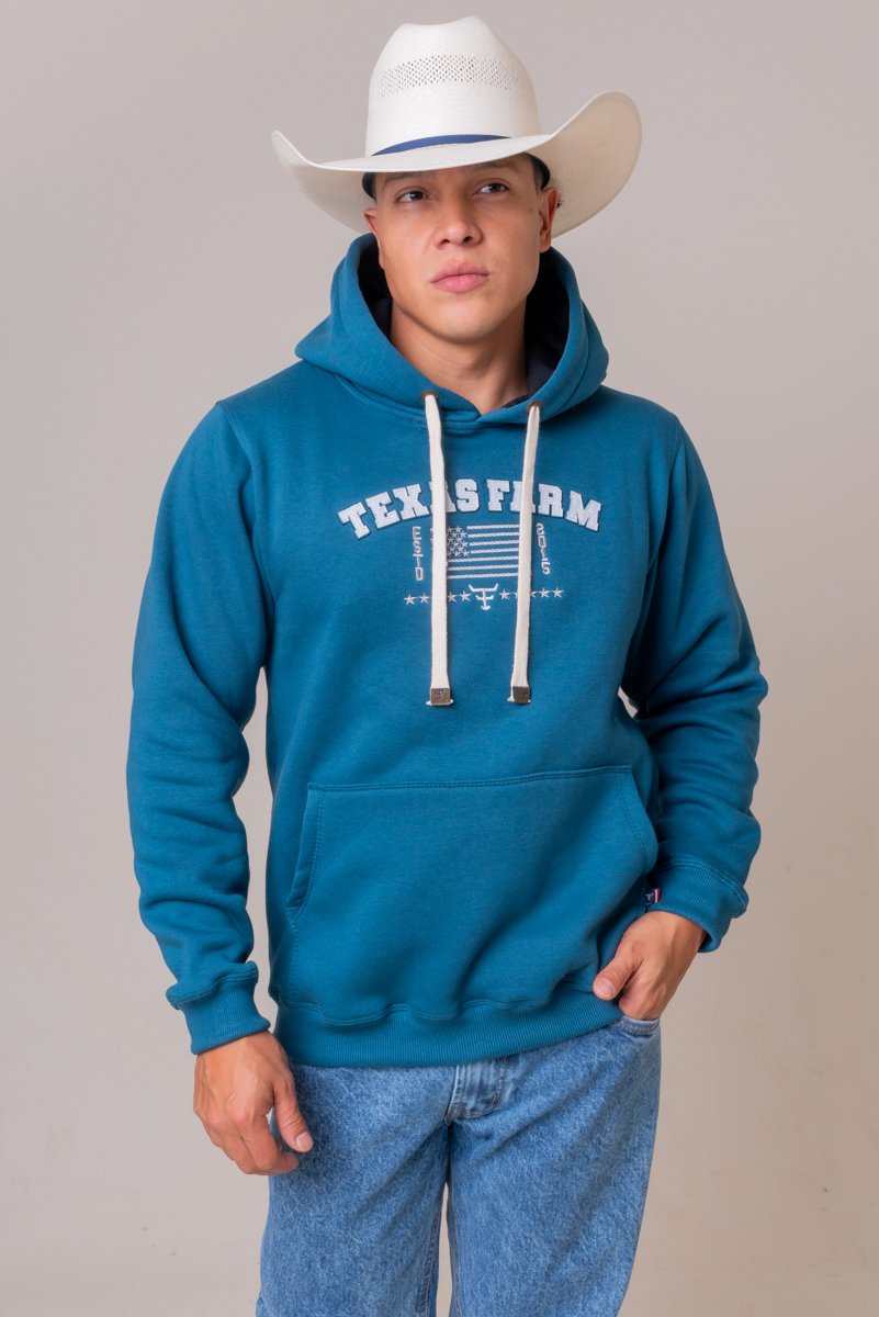 MOLETOM - MT056 - PRETO/ LARANJA NEON
