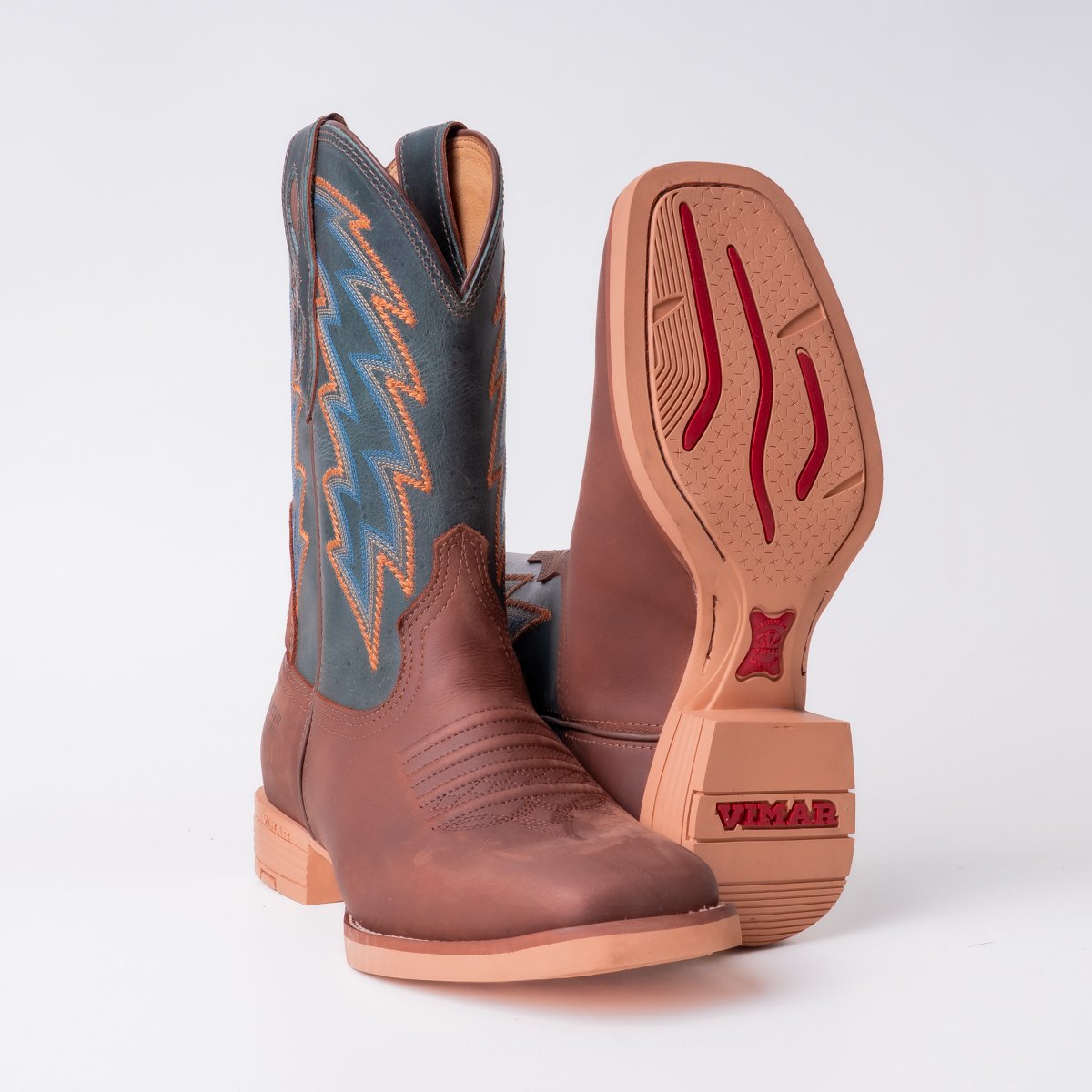BOTA MASCULINA VIMAR - 81409 - HIDRO OIL HAVANA/ FOSSIL CELESTE